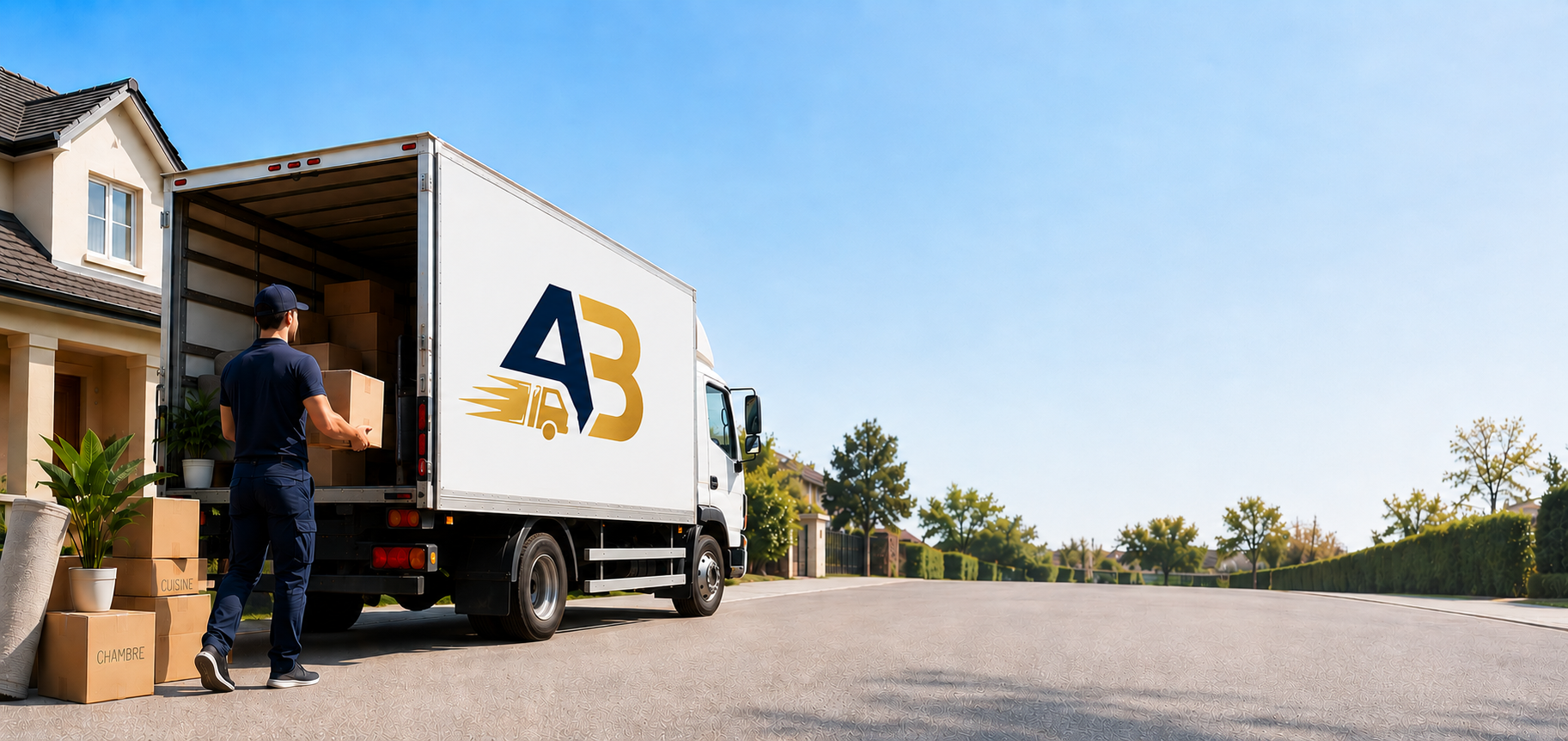 Déménagement à Hyères avec AB Move Transport